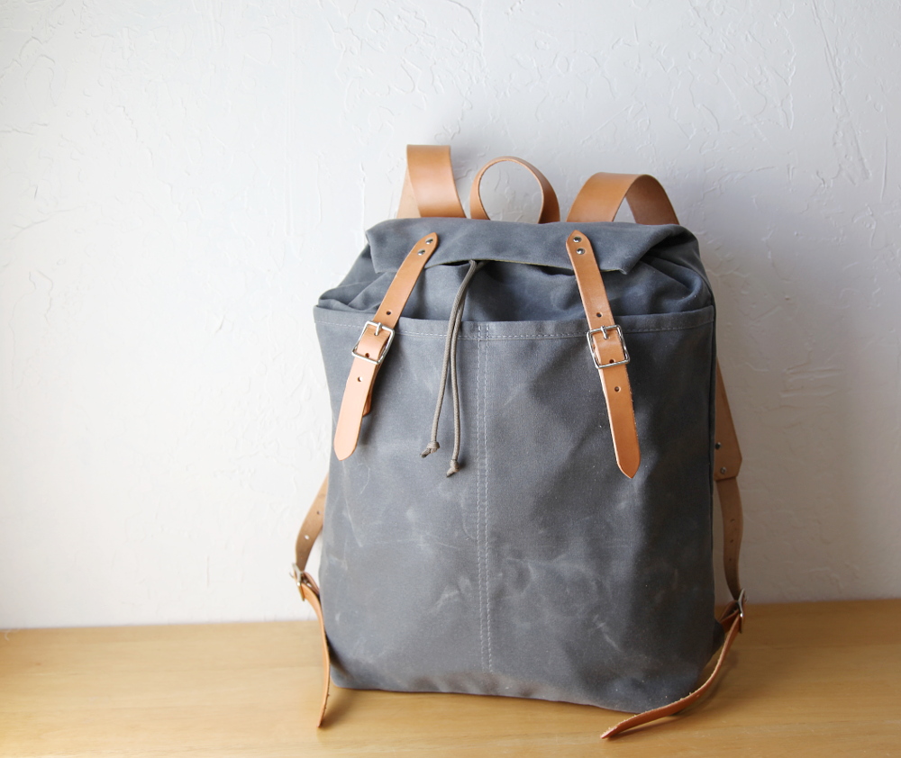 waxed canvas daypack